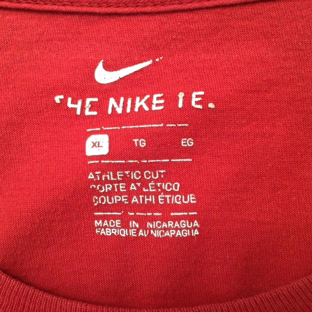 Nike Atlanta Short Sleeve T Shirt Red XL