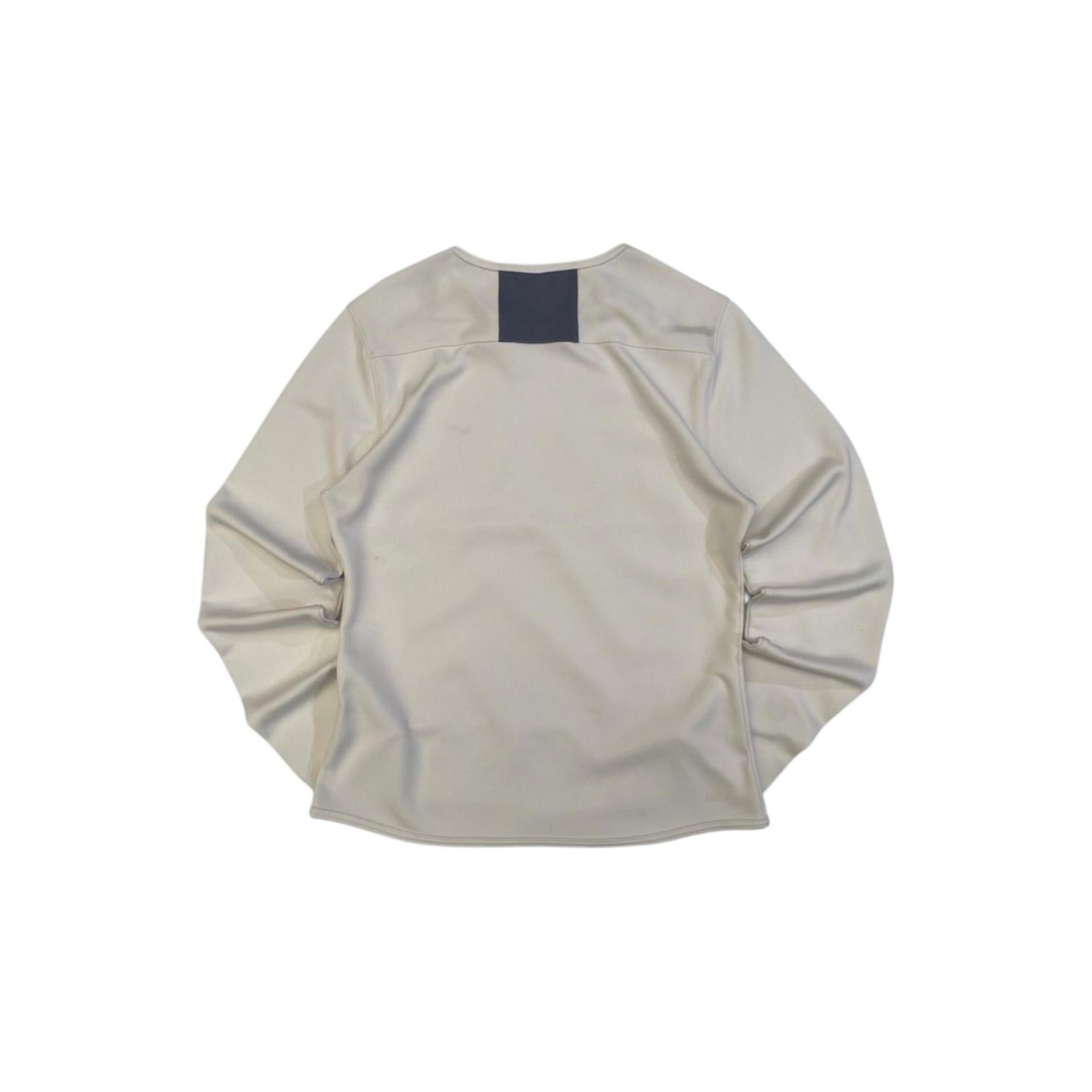 Nike Long Sleeve Athletic Shirt White S