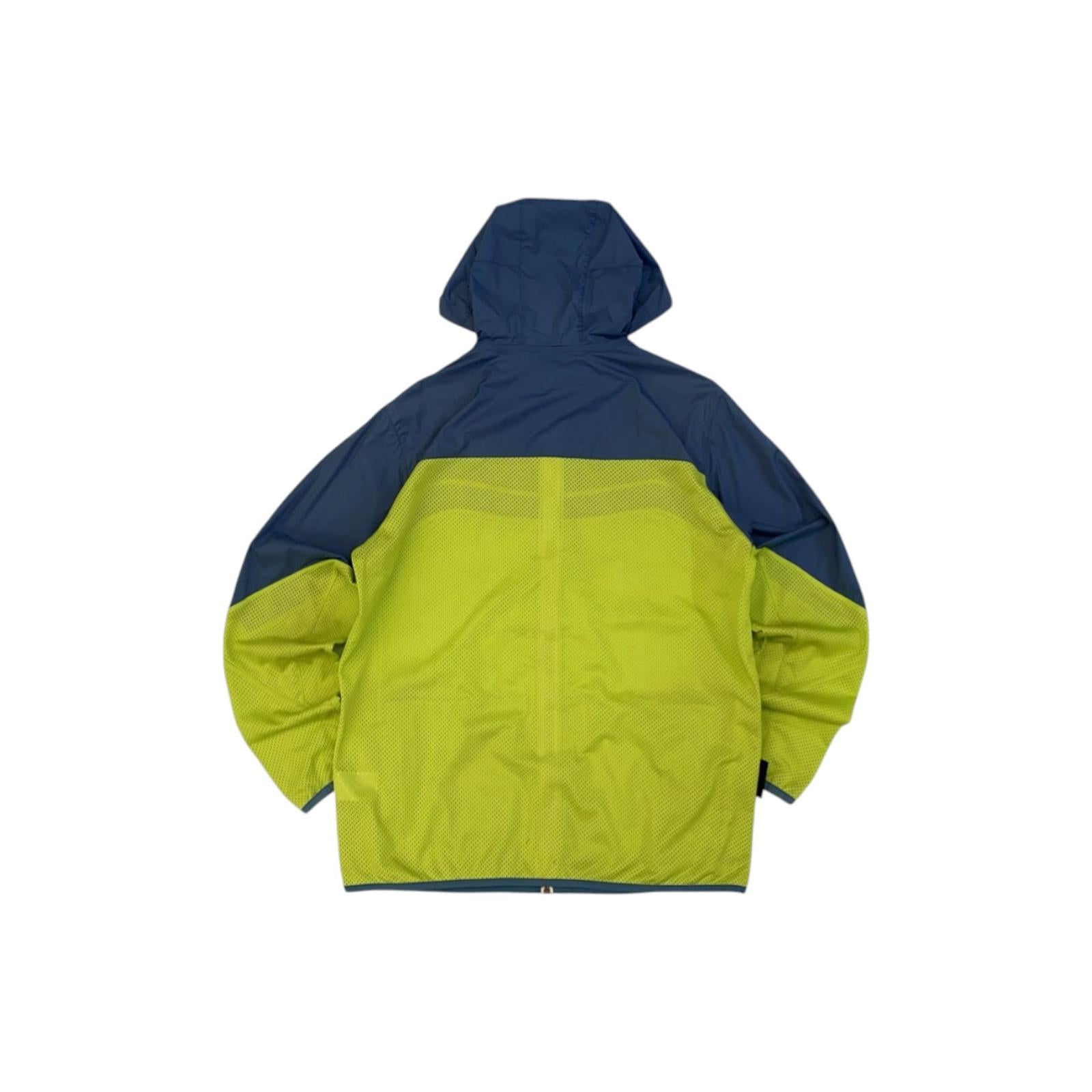 Lowe Alpine Colorblock Hooded Windbreaker Yellow M