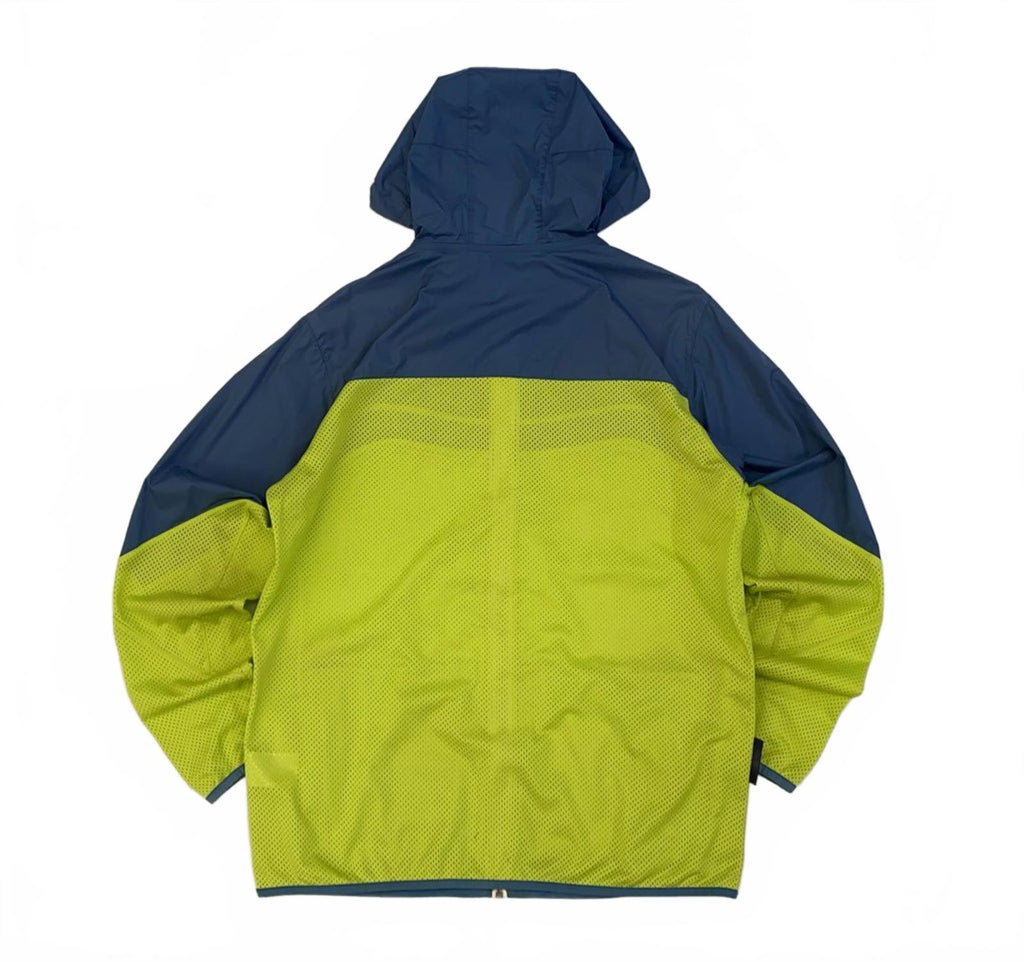 Lowe Alpine Colorblock Hooded Windbreaker Yellow M