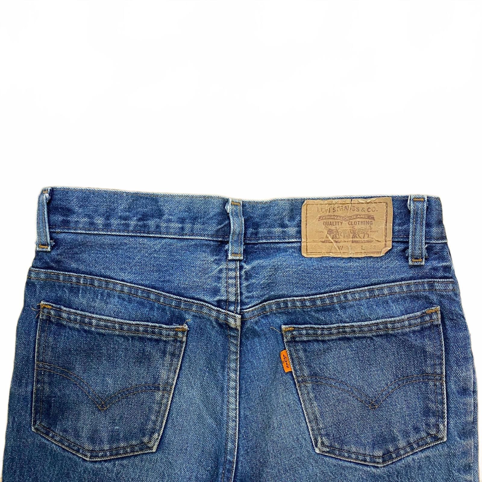 Levi's Vintage 627 Jeans Orange tab 1990's Blue W35 L31
