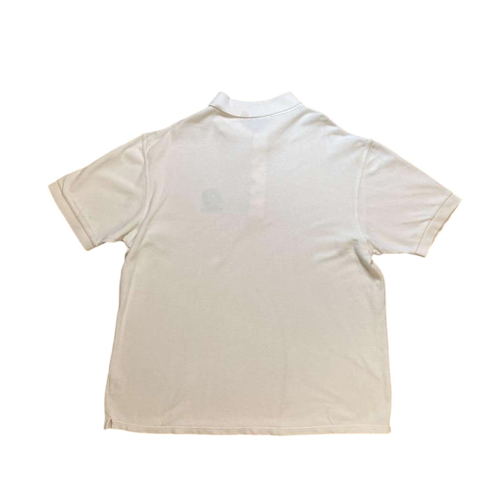 Scottish Rugby Union 1999 Pringle Official Polo Shirt White L