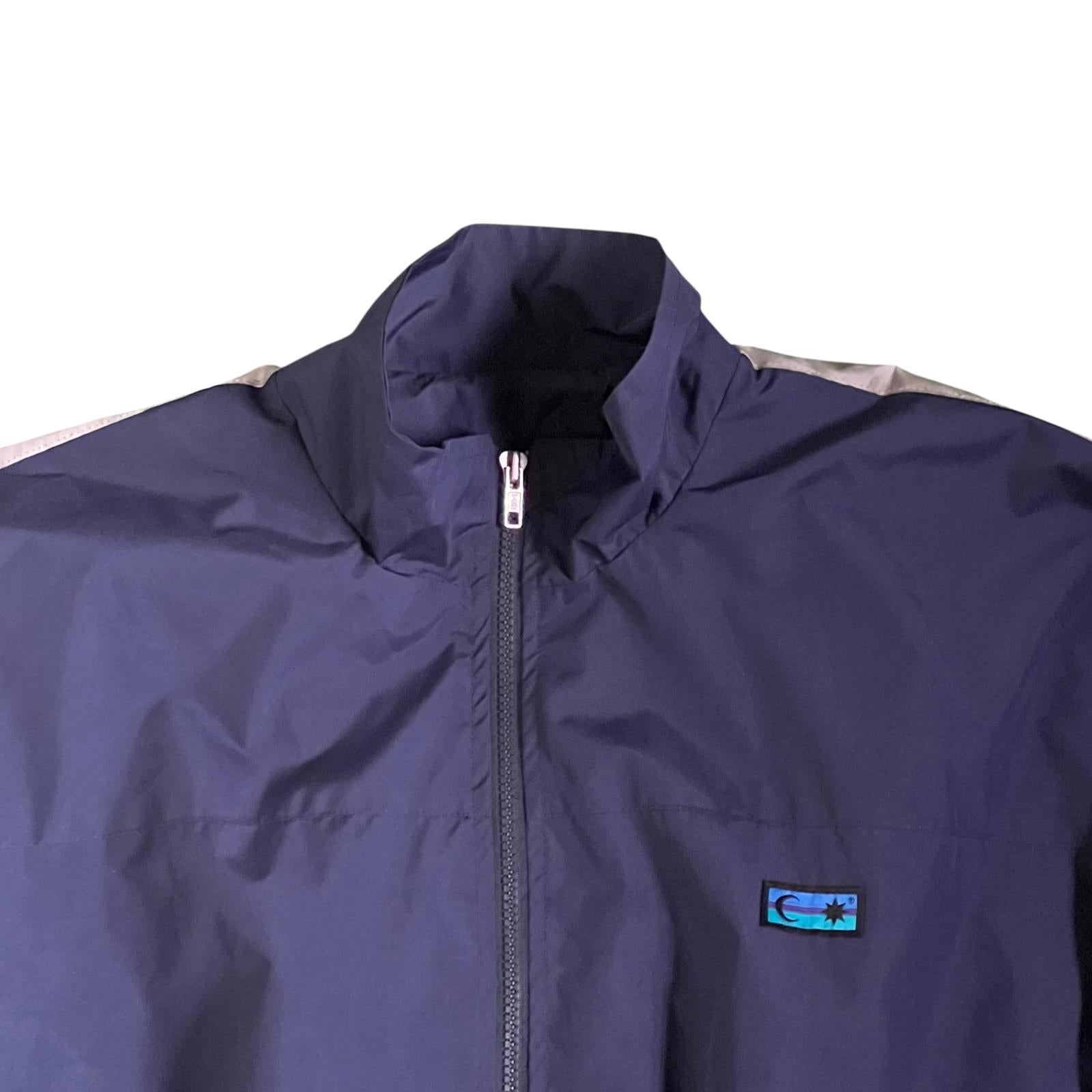 Resistance Y2K Made in Korea Windbreaker Navy L