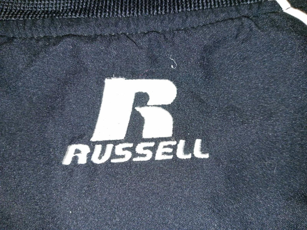 Russell Athletic Team Issue Warm Up Pullover Windbreaker Black S