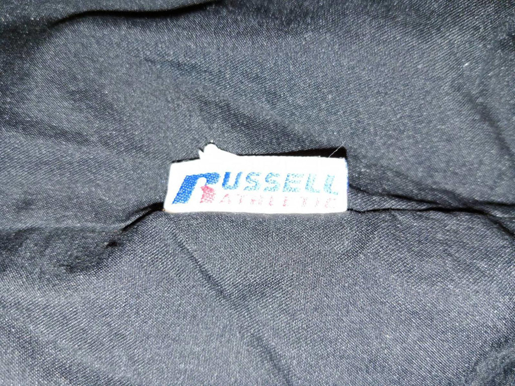 Russell Athletic Team Issue Warm Up Pullover Windbreaker Black S