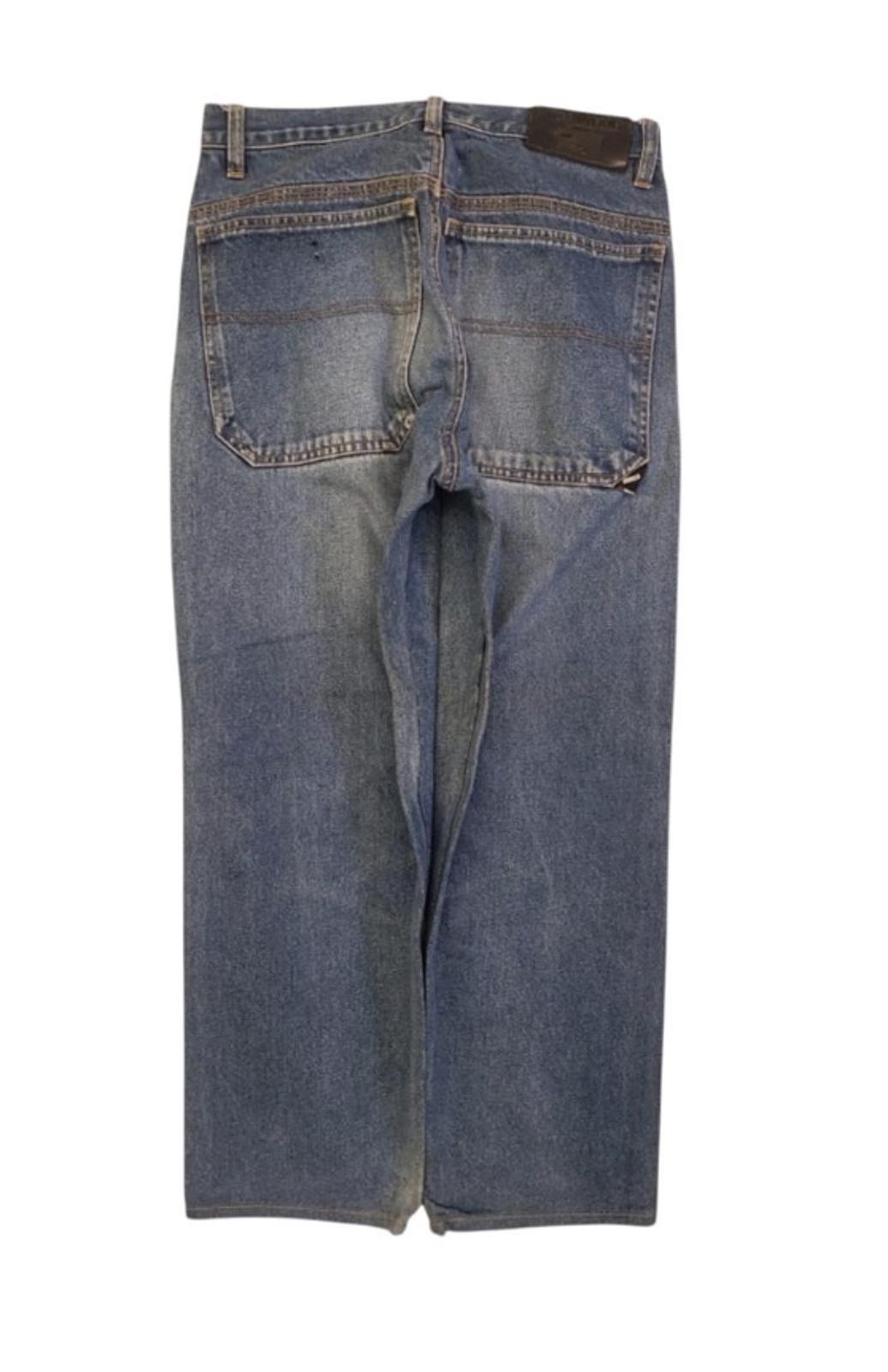 Mecca Y2K Men's Hip Hop Relaxed Fit Denim Jeans W30 L25