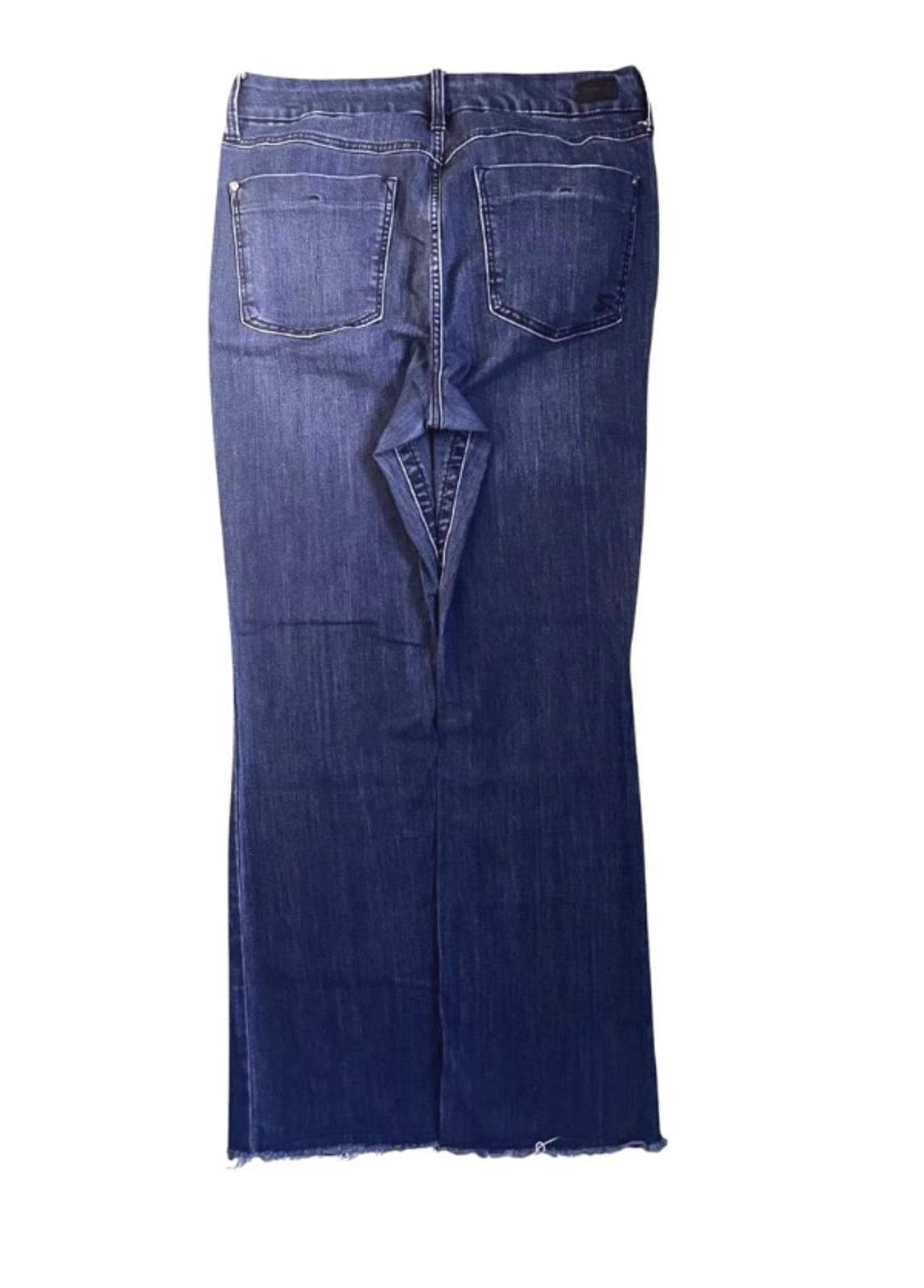 SEVEN7 High Rise Bootcut Denim Jeans Blue Women’s UK 12