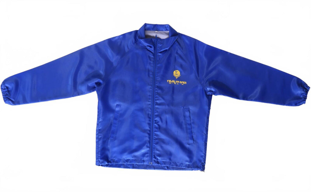Tsuruya Open Golf Tournament Full Zip Windbreaker Blue M