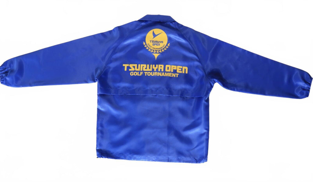 Tsuruya Open Golf Tournament Full Zip Windbreaker Blue M
