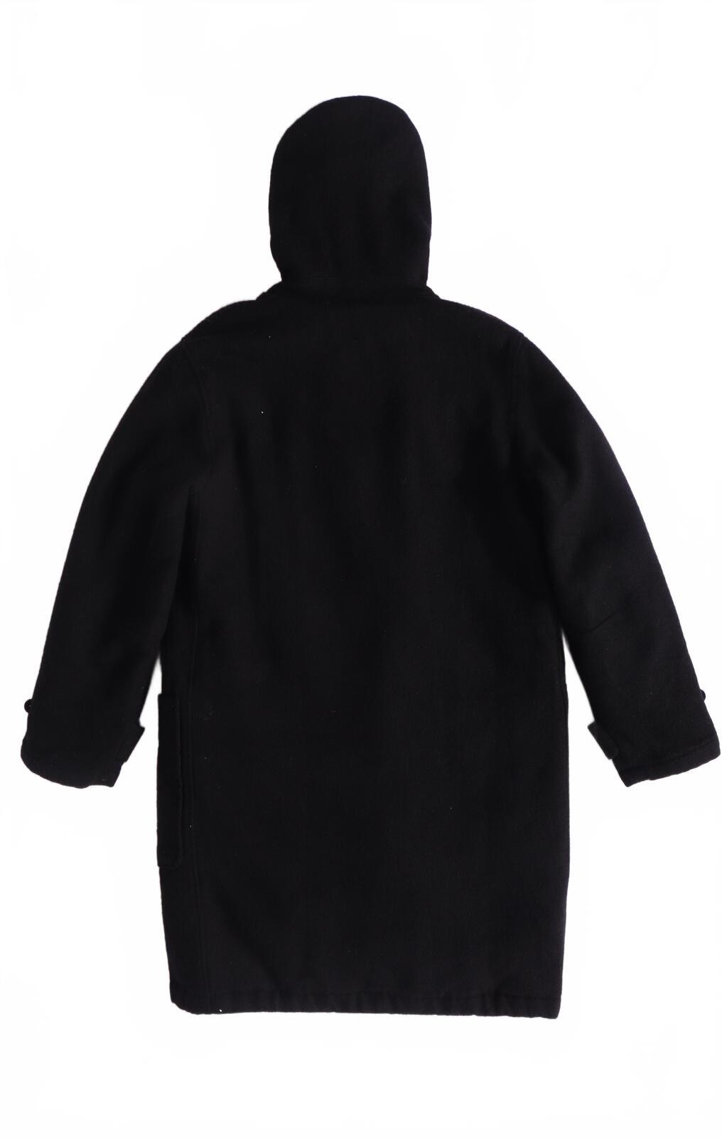 Lemaire X Uniqlo Women's Wool Blend Hooded Overcoat Black L