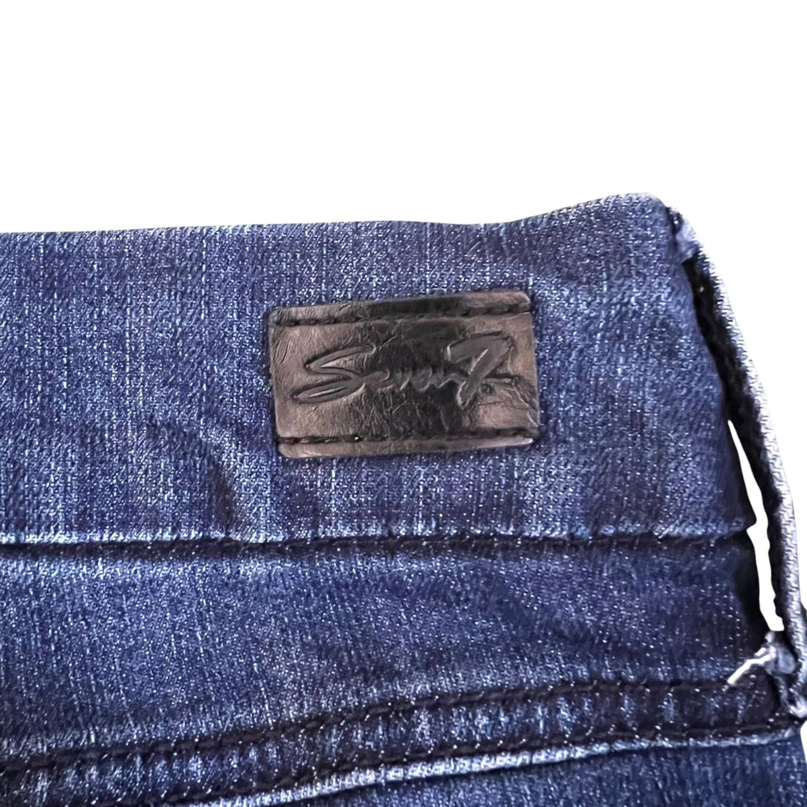 SEVEN7 High Rise Bootcut Denim Jeans Blue Women’s UK 12