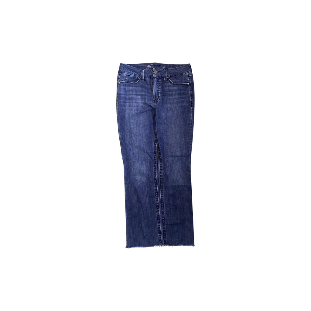 SEVEN7 High Rise Bootcut Denim Jeans Blue Women’s UK 12