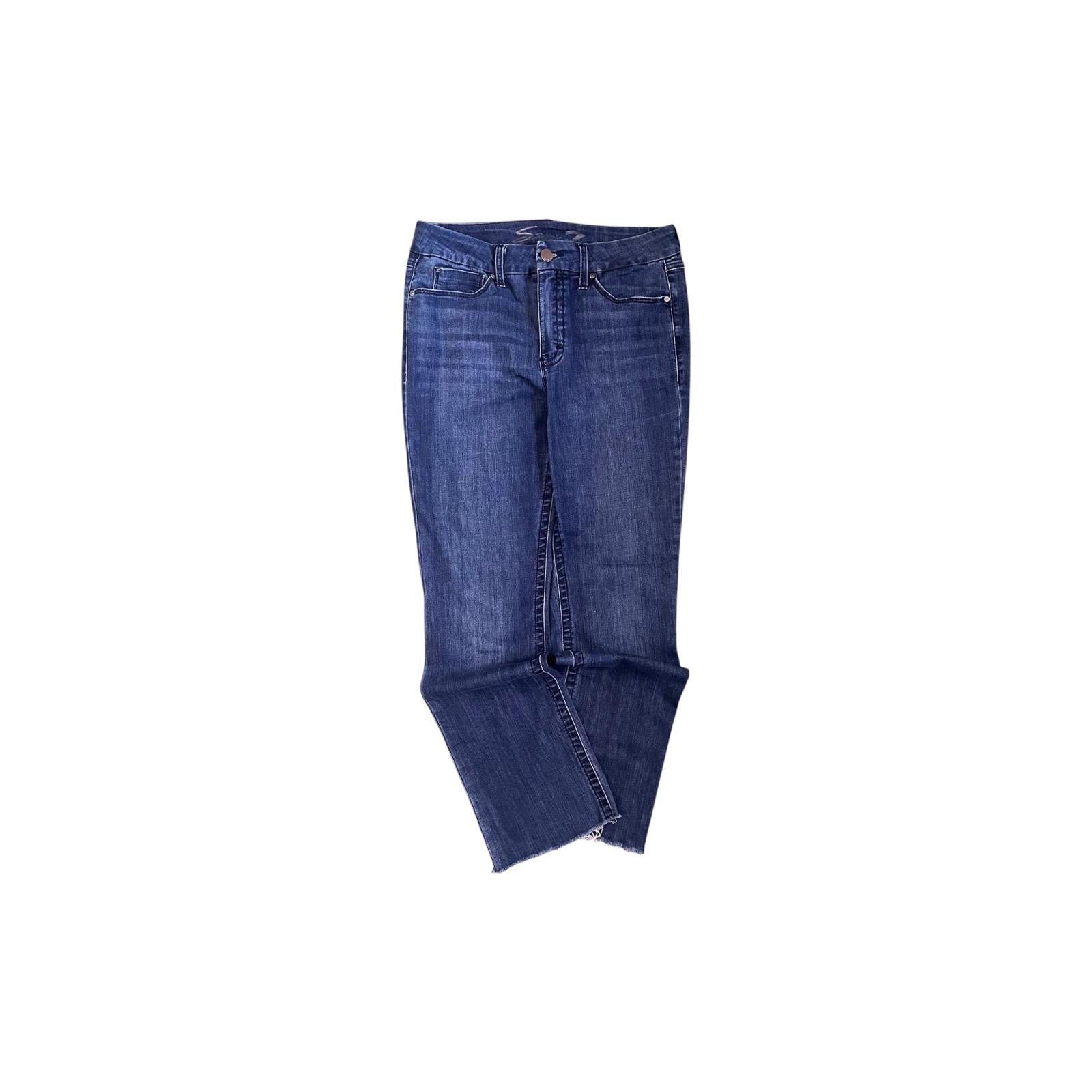 SEVEN7 High Rise Bootcut Denim Jeans Blue Women’s UK 12