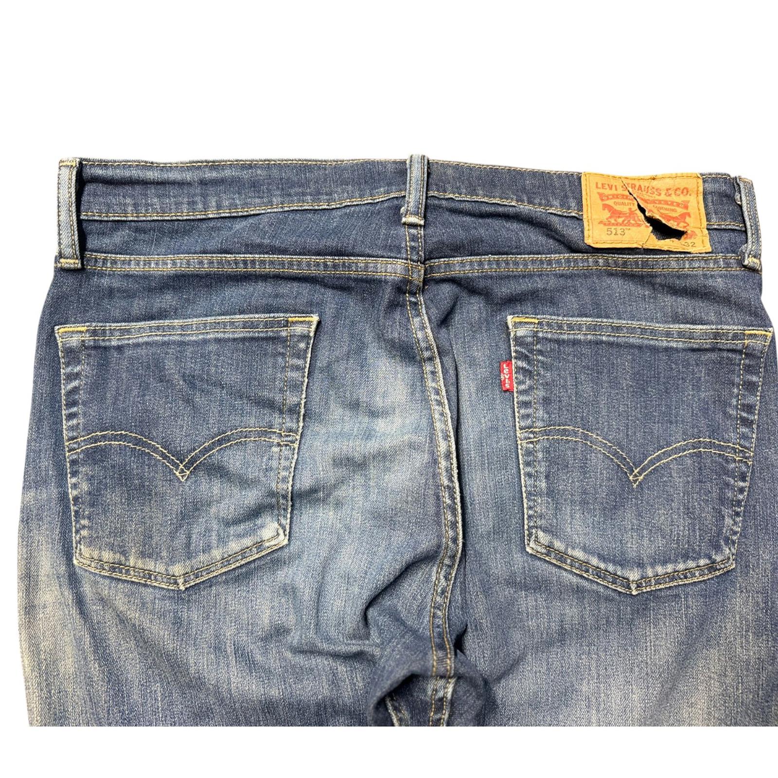 Levi's 527 Slim Bootcut Extra Ripped Denim Jean W33 L32