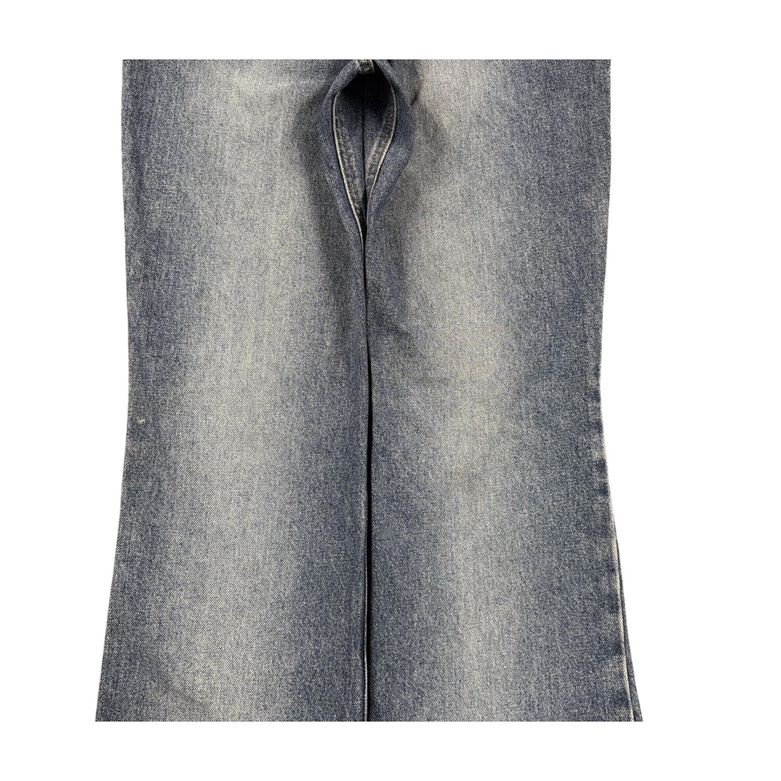 MUDD Women’s Y2K Vintage Low Cut Line Flared Denim Jean 12