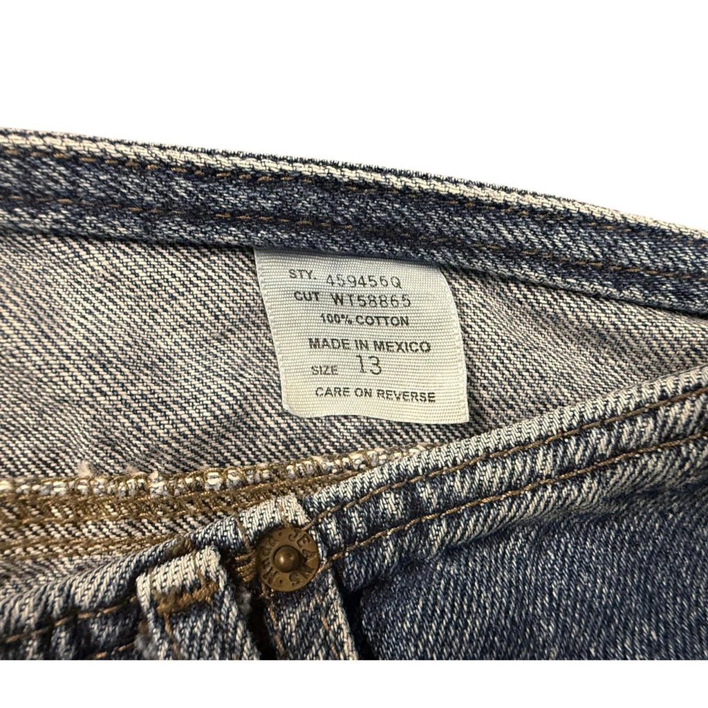 MUDD Women’s Y2K Vintage Low Cut Line Flared Denim Jean 12
