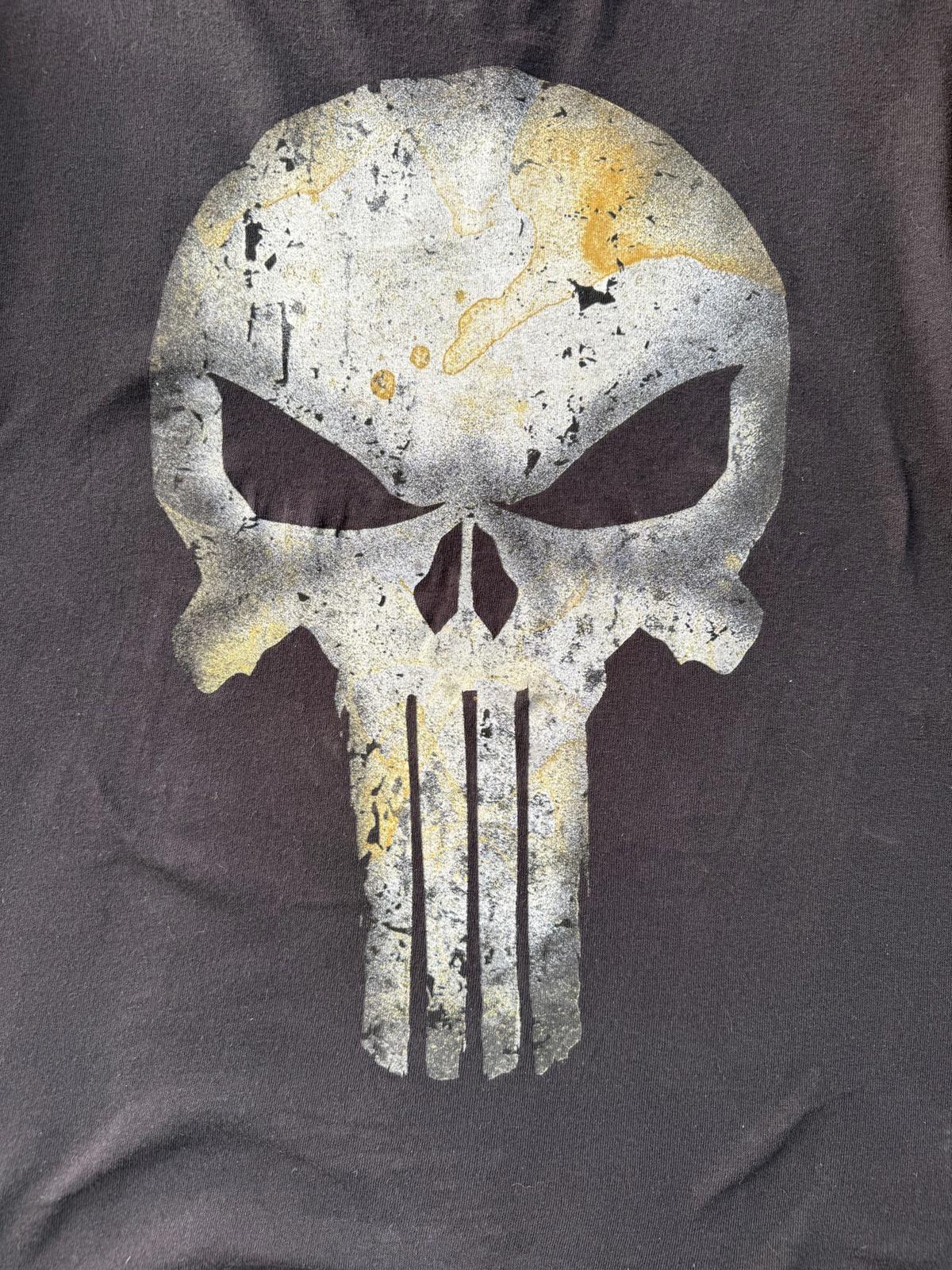 Skull T-Shirt Y2K Vintage Black L