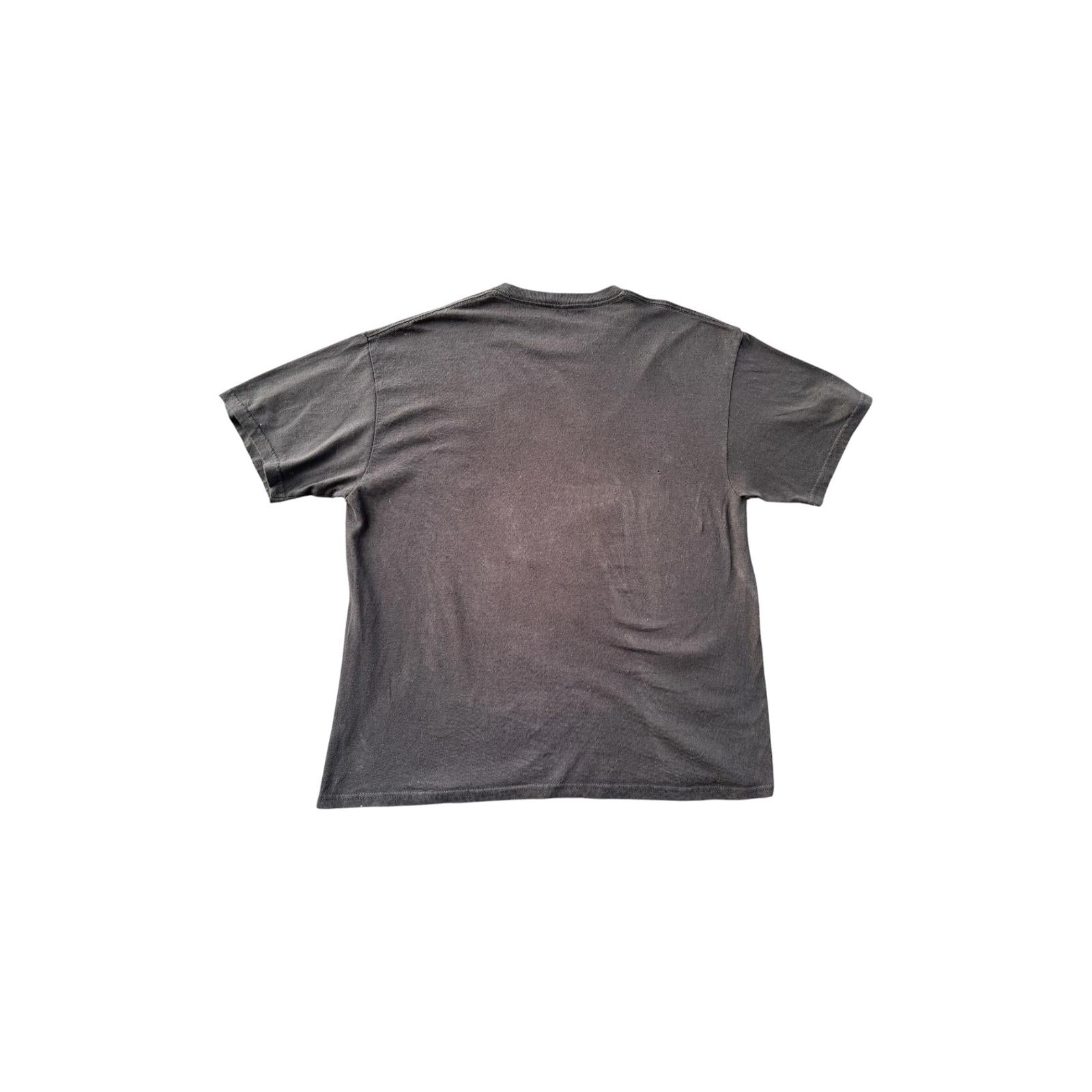Skull T-Shirt Y2K Vintage Black L