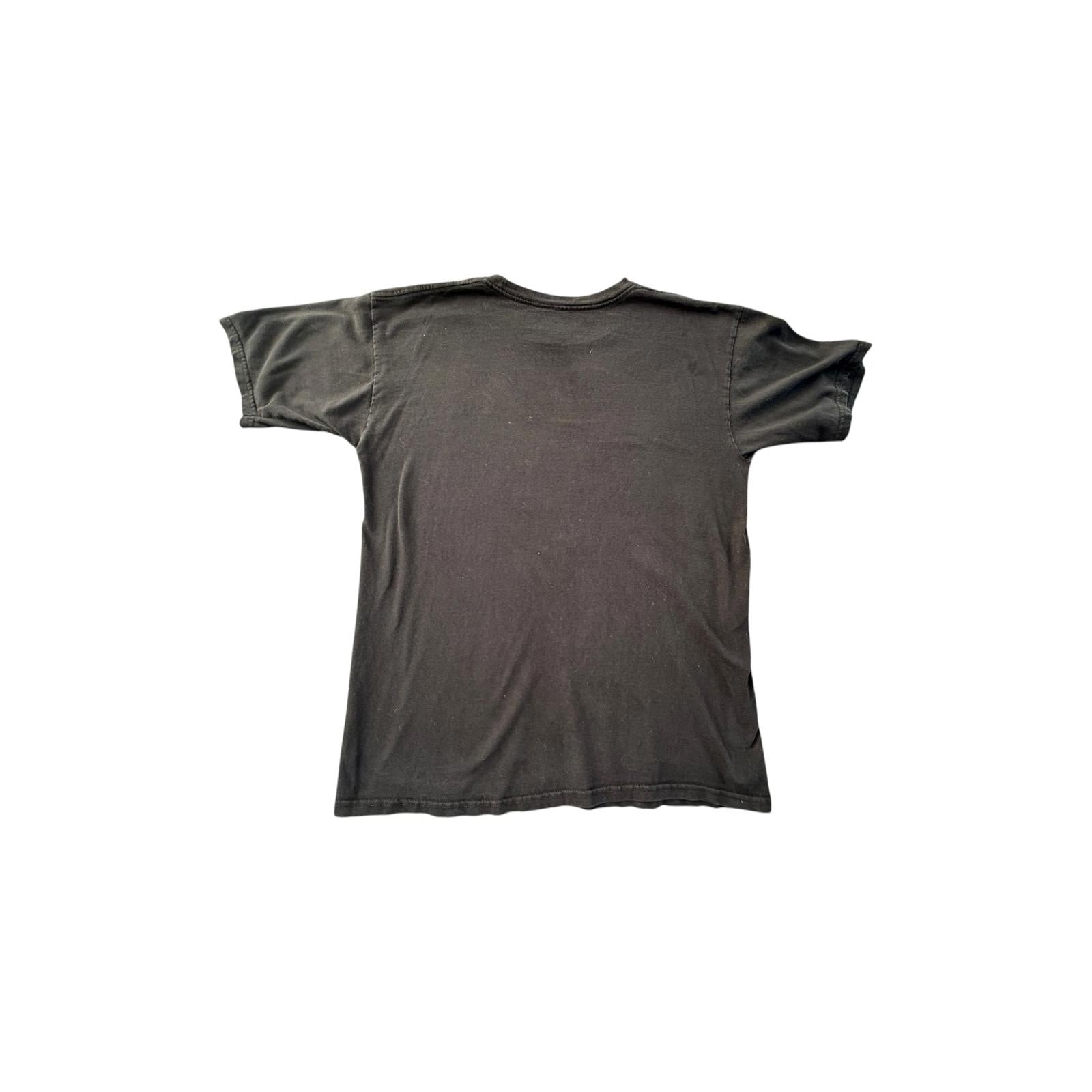 Rook Old and Serious Man Y2K Graphic T-Shirt Black L