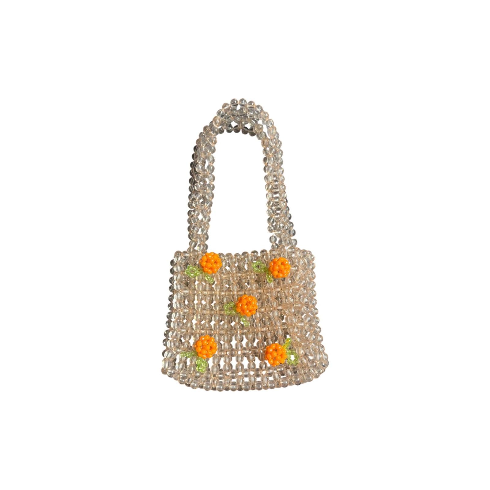 Japan Vintage Handmade Beaded Handbag
