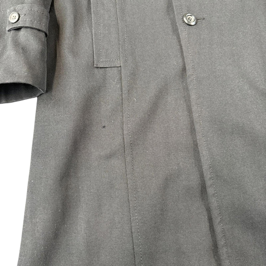 Irvine Sellars Mate's Carnaby St Made in England Vintage 1970s Wool Overcoat Black S