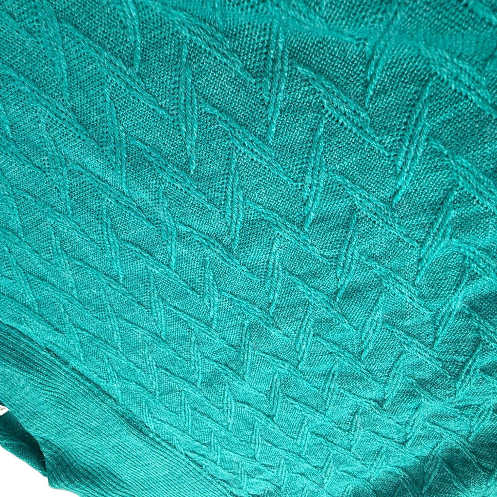 Vintage Made in England Women's Sweater Turquoise M