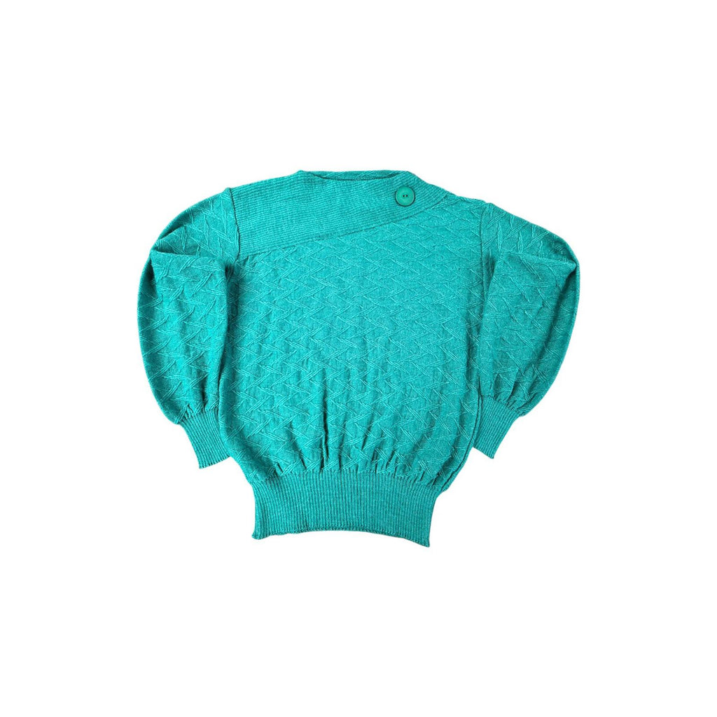 Vintage Made in England Women's Sweater Turquoise M