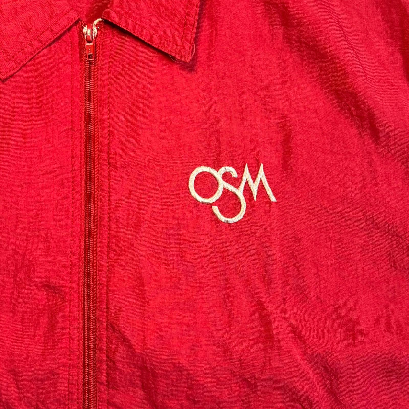 Osaka School of Music Japan Vintage 80s Windbreaker Red M