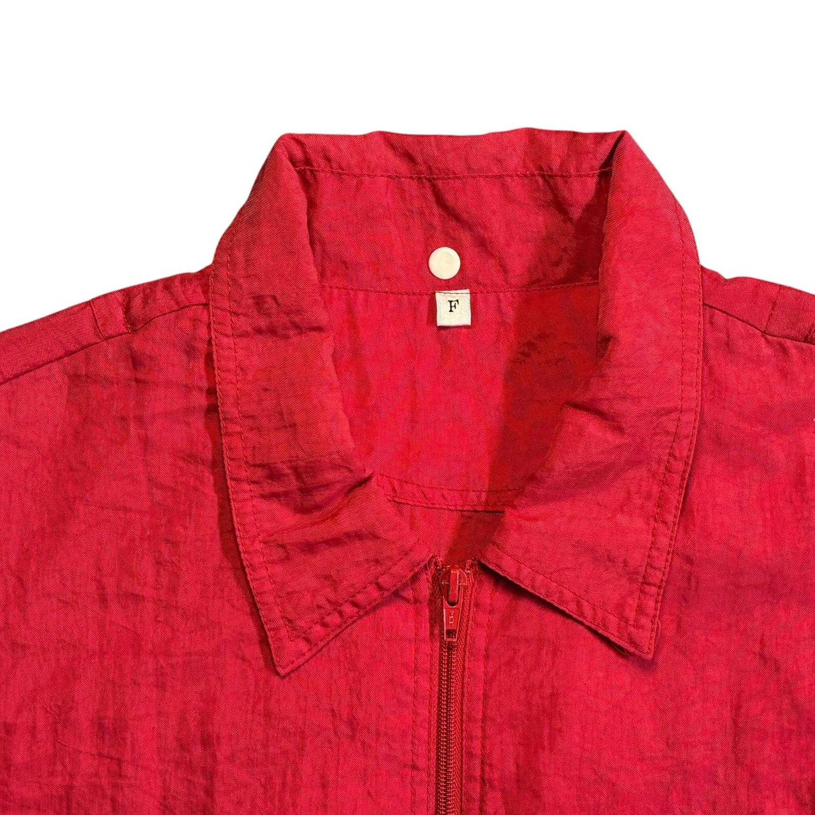Osaka School of Music Japan Vintage 80s Windbreaker Red M
