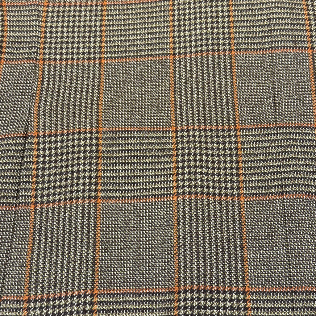 Hugo Boss Blazer Wool Tweed Overcoat Brown L