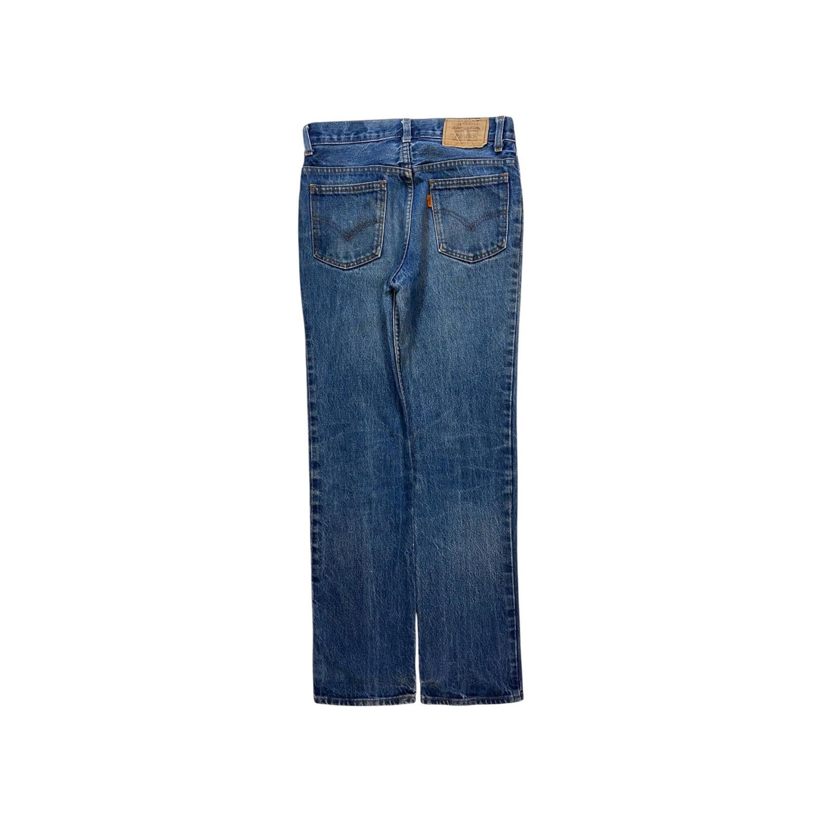 Levi's Vintage 627 Jeans Orange tab 1990's Blue W35 L31