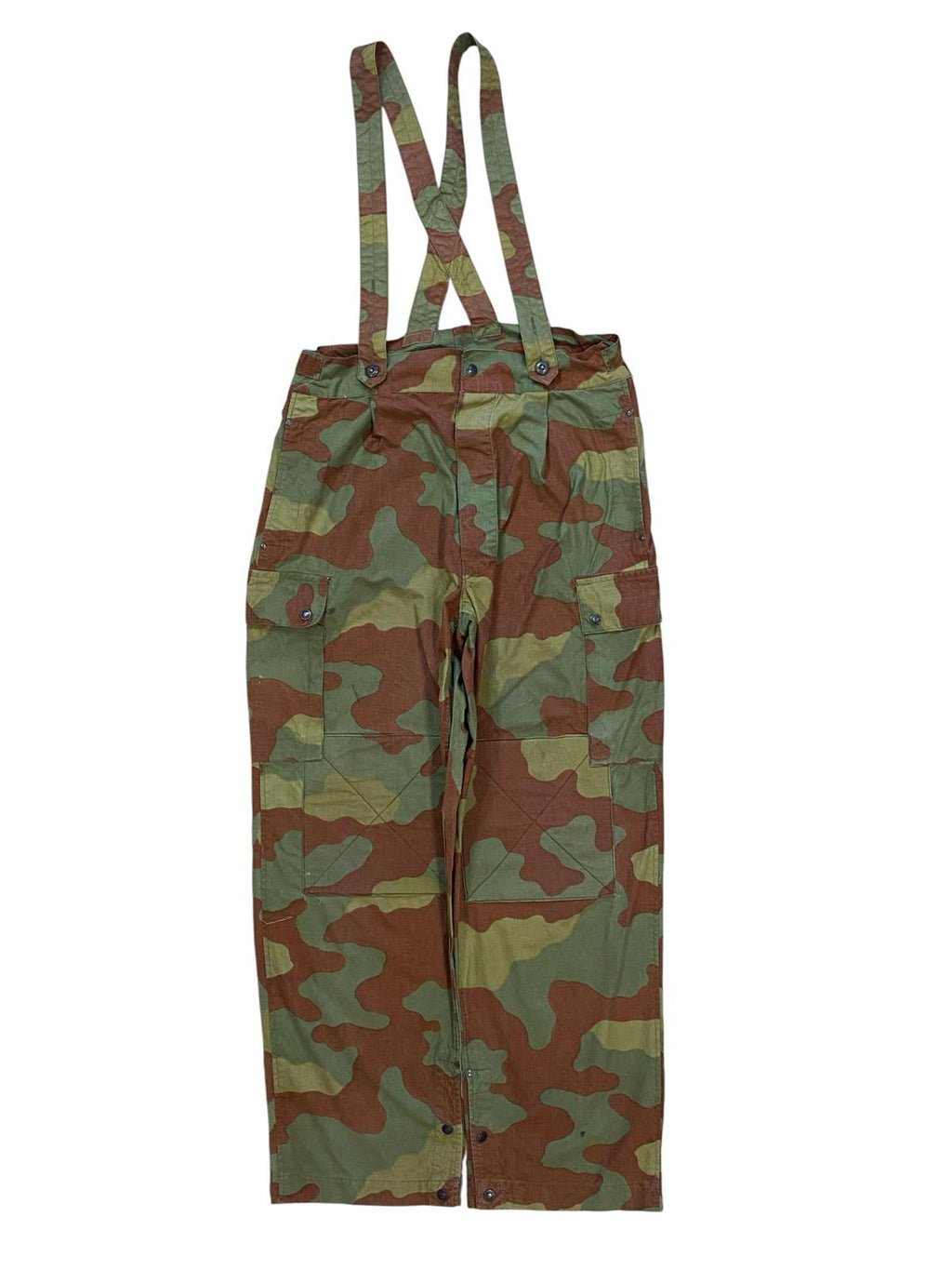 Vintage Italian Military Para Pants Camouflage 1960's Stamped 34