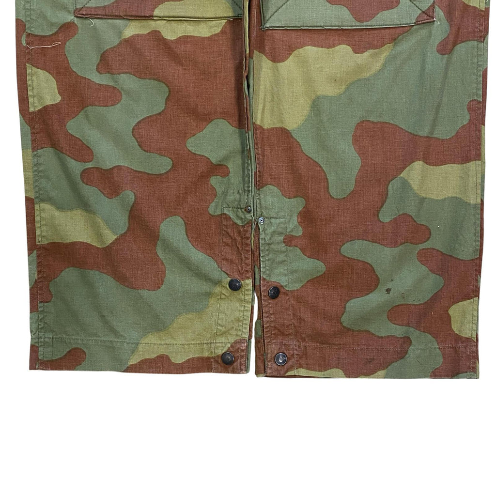 Vintage Italian Military Para Pants Camouflage 1960's Stamped 34