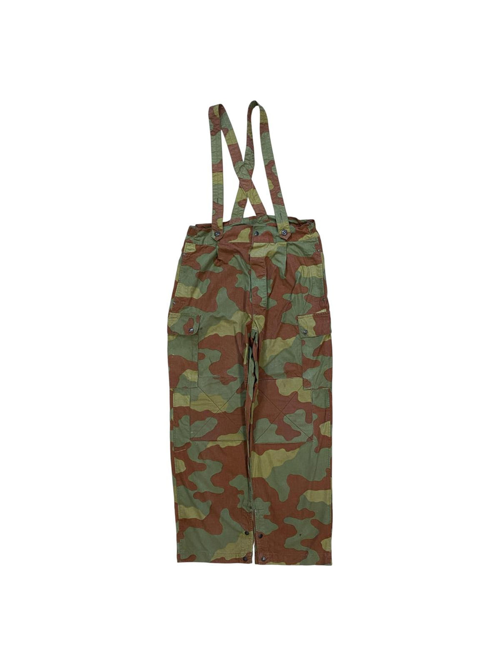 Vintage Italian Military Para Pants Camouflage 1960's Stamped 34