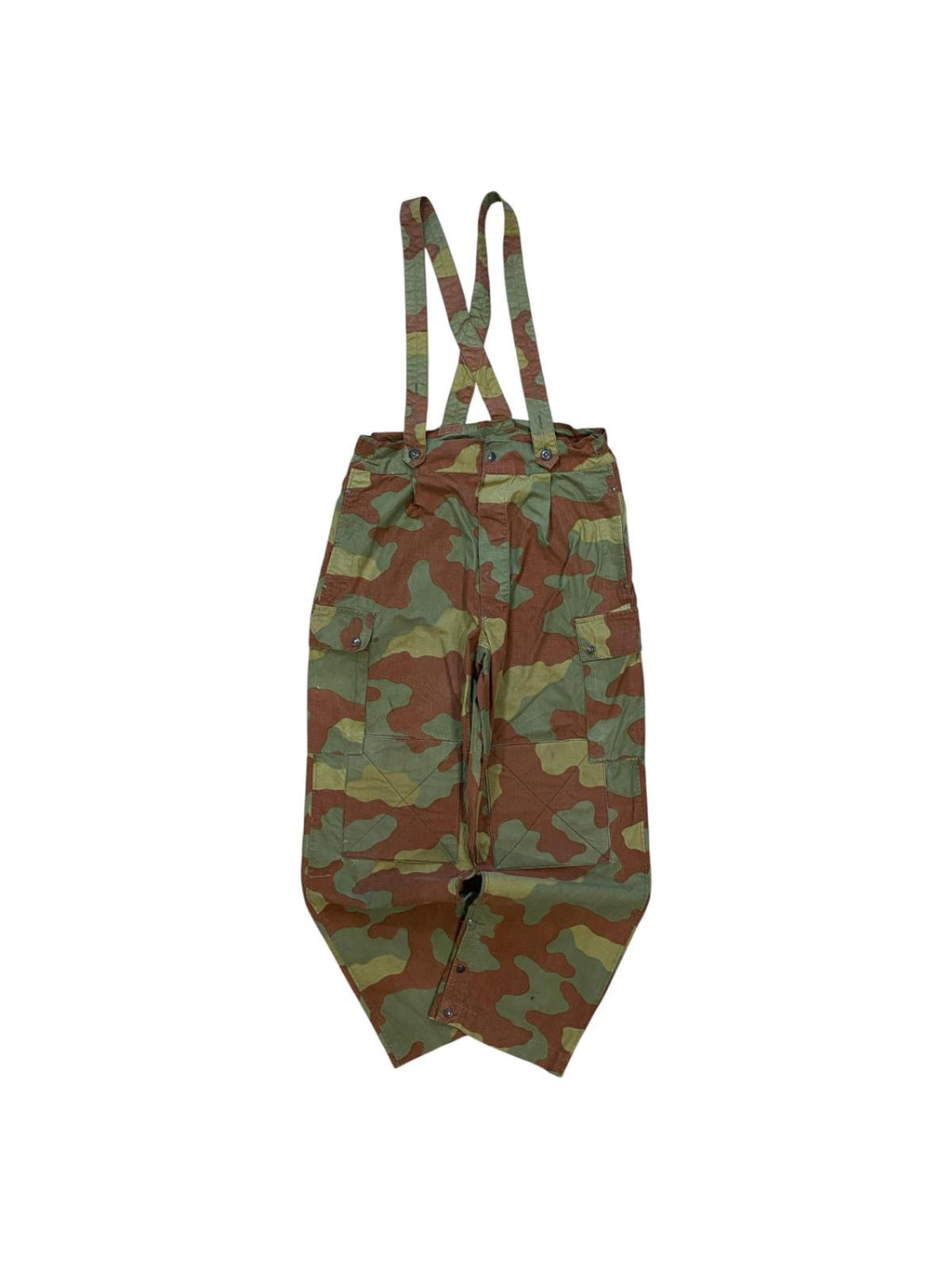 Vintage Italian Military Para Pants Camouflage 1960's Stamped 34