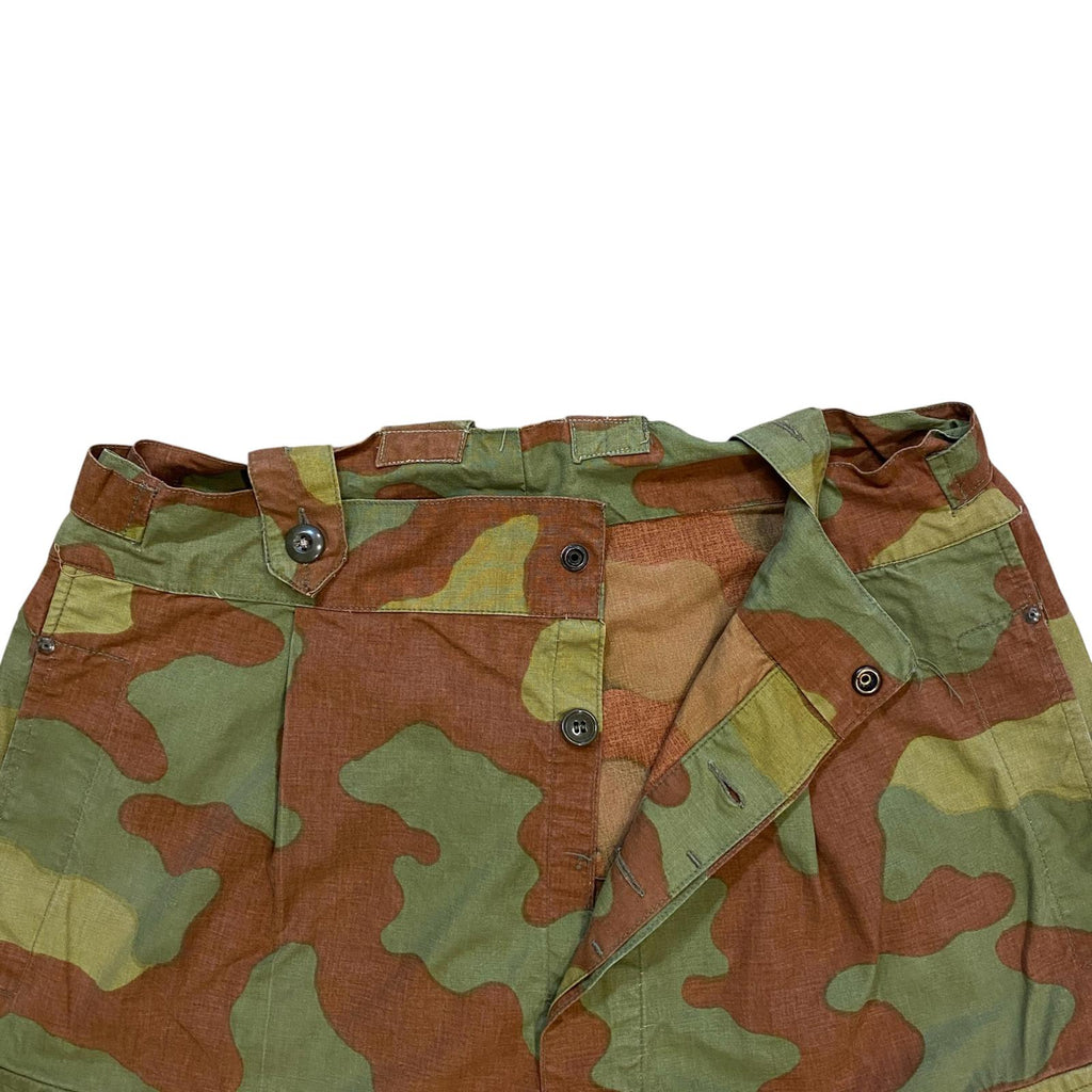 Vintage Italian Military Para Pants Camouflage 1960's Stamped 34