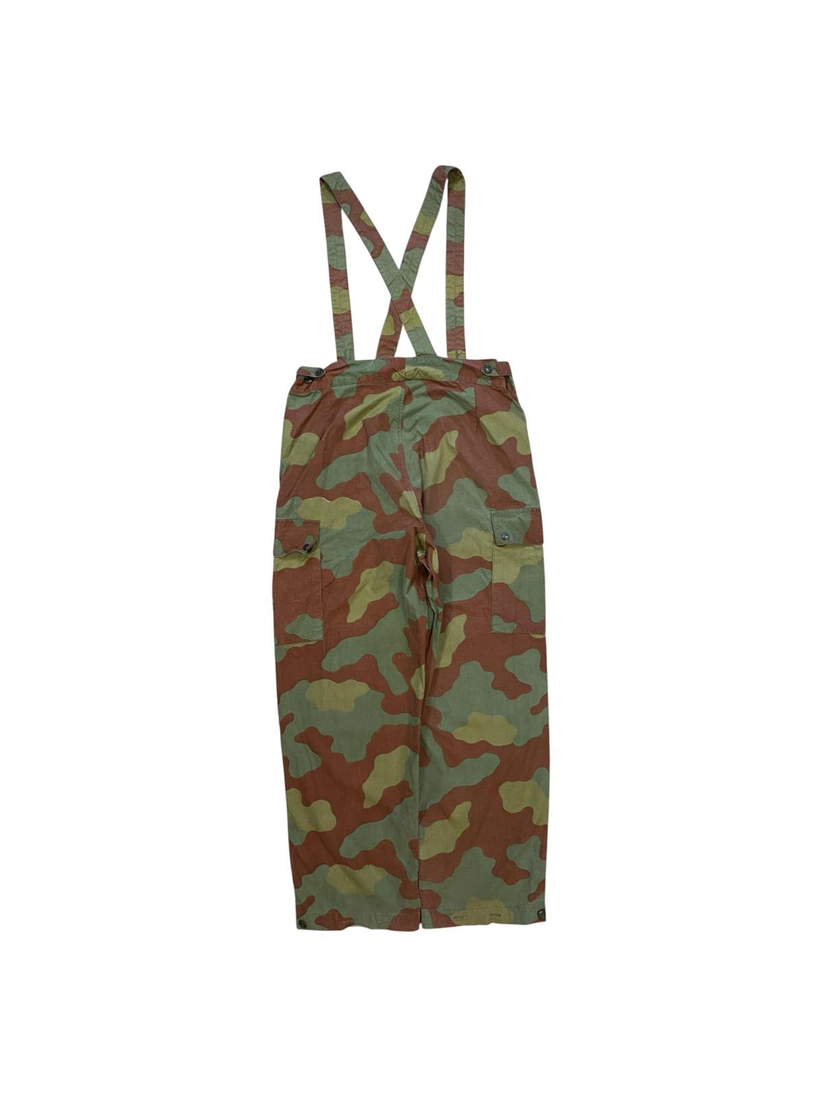 Vintage Italian Military Para Pants Camouflage 1960's Stamped 34