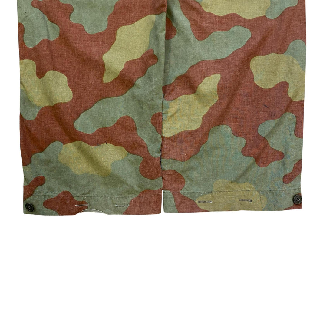Vintage Italian Military Para Pants Camouflage 1960's Stamped 34