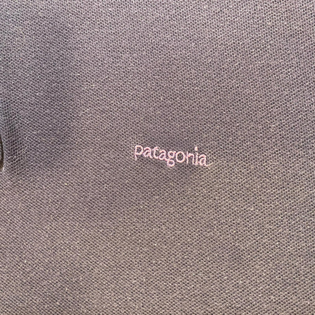 Vintage Patagonia Polo Shirt 1990's Navy Size L