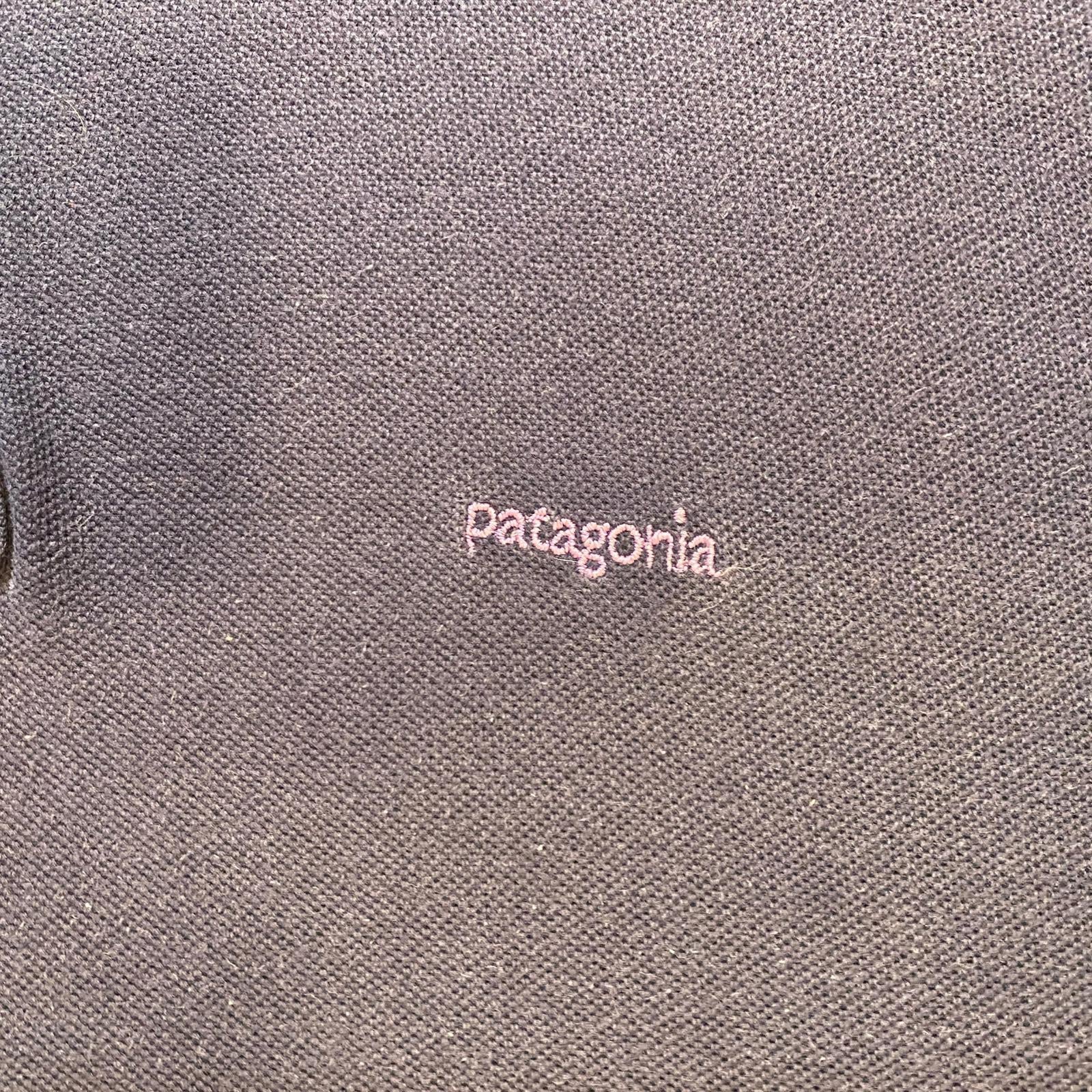 Vintage Patagonia Polo Shirt 1990's Navy Size L