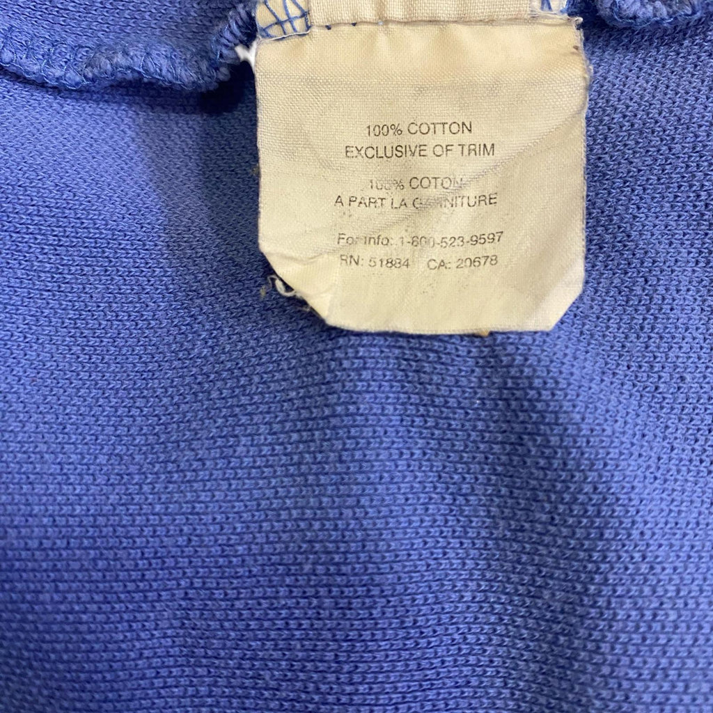 Vintage Patagonia Polo Shirt 1990's Bright Blue Size L