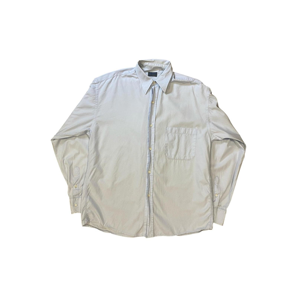 Vintage Kenzo Paris Cotton Button Up Light Blue M