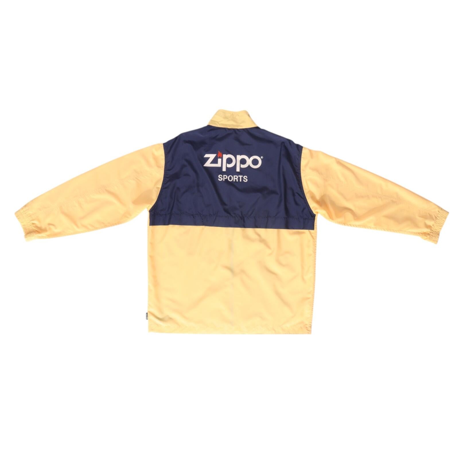 Zippo Vintage 90s Windbreaker Yellow XL