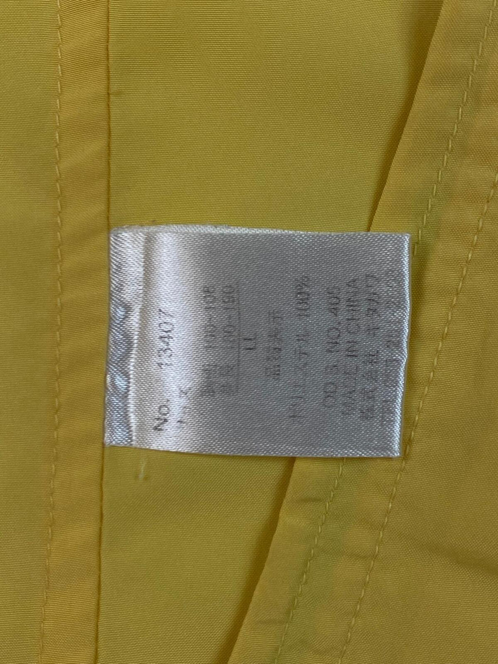 Zippo Vintage 90s Windbreaker Yellow XL