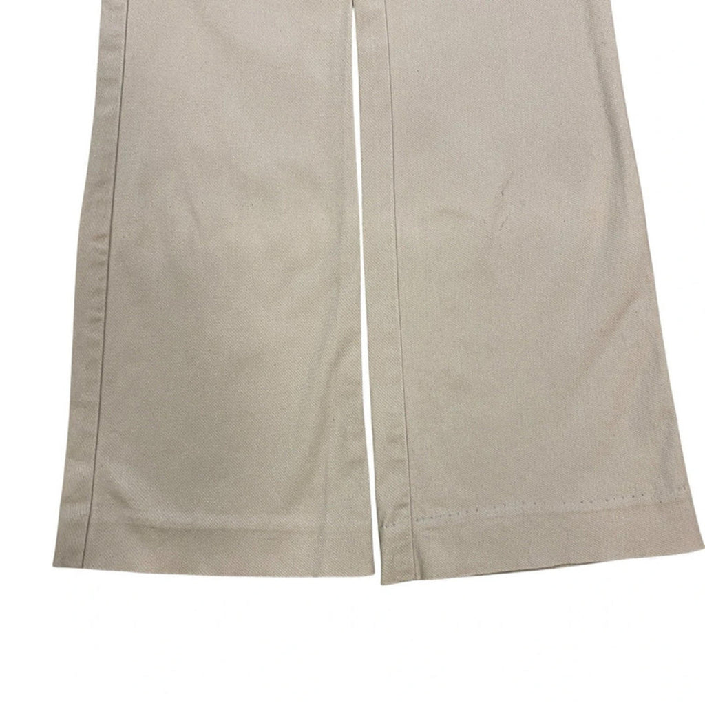 Japanese Vintage Flared Cargo Khaki Pant Beige 4
