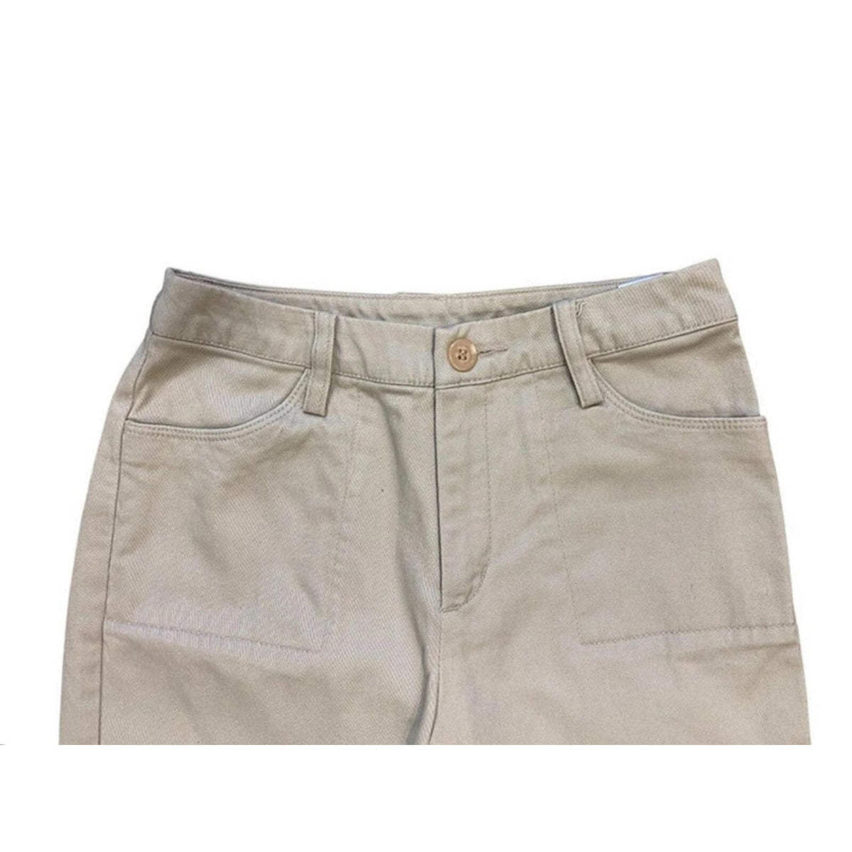 Japanese Vintage Flared Cargo Khaki Pant Beige 4