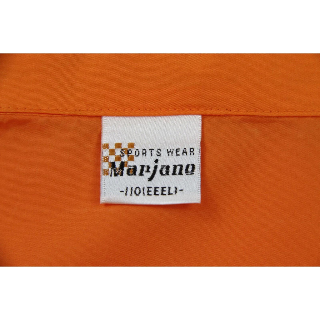 Marjane Long Sleeve Bio Farm Zip Up Windbreaker Orange 2XL