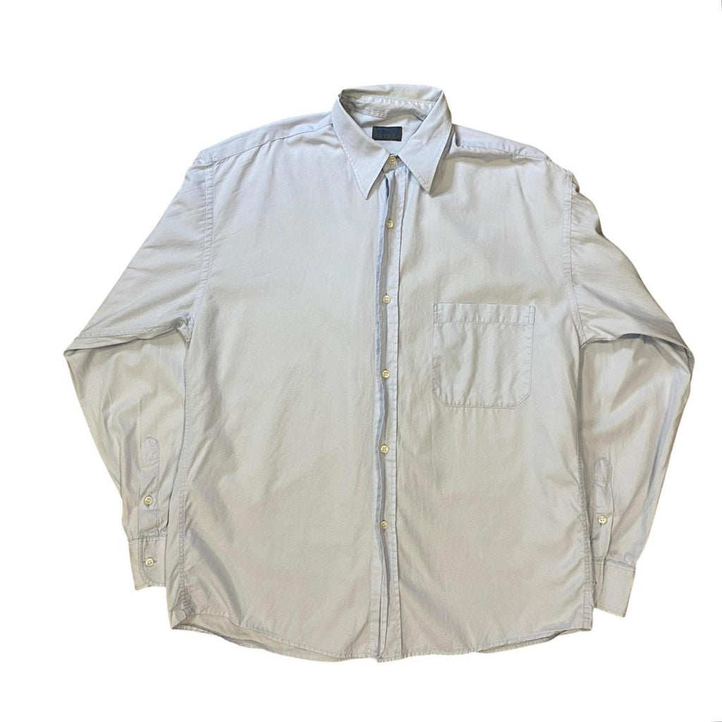 Vintage Kenzo Paris Cotton Button Up Light Blue M