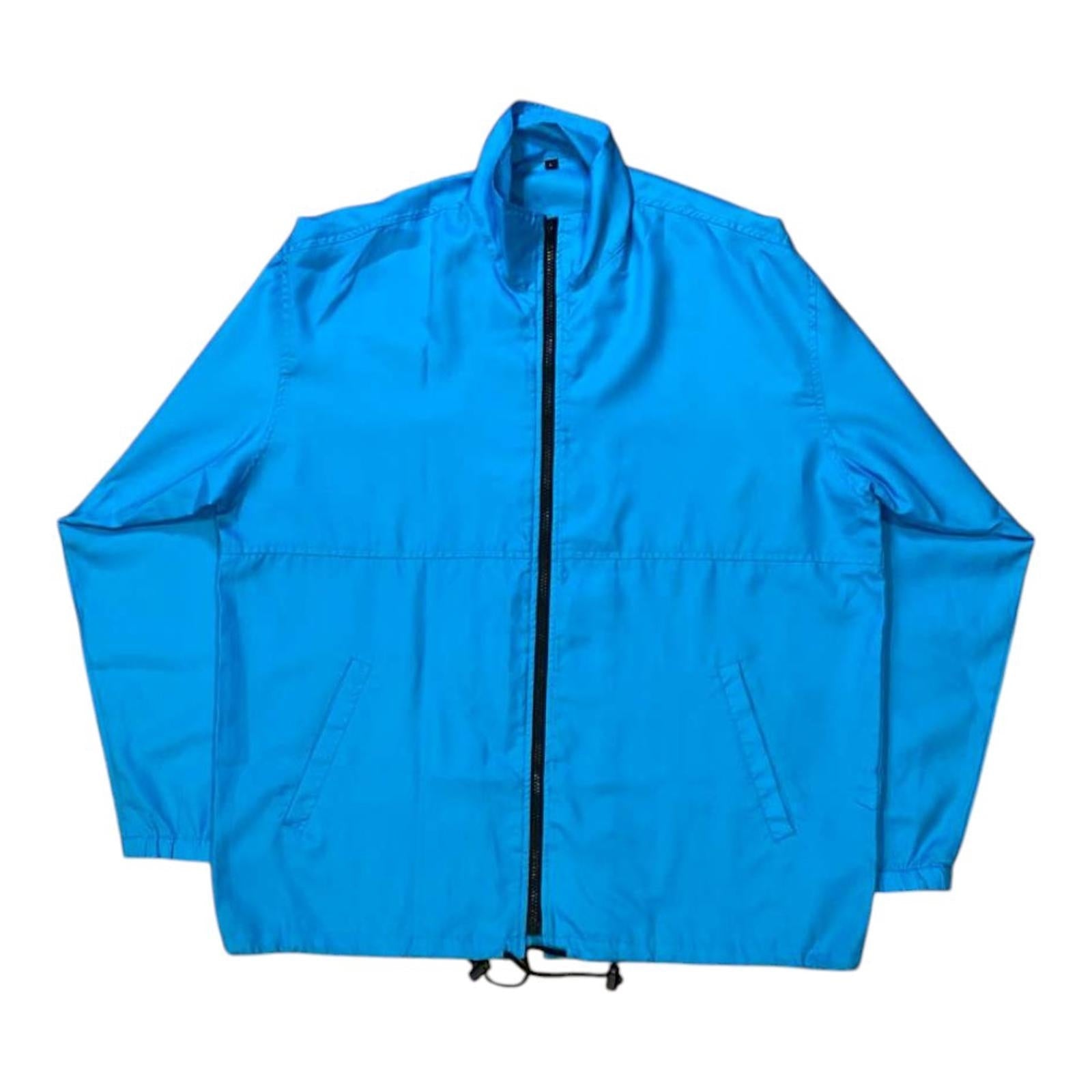 Vintage Japan Coach Windbreaker Jacket Blue L