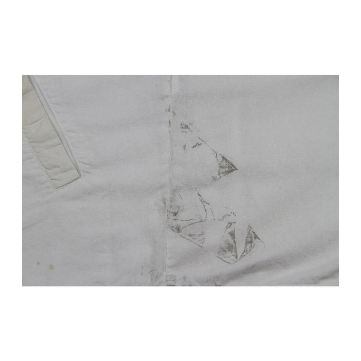 Ceronias Diving Lightweight Long Sleeve Zip Up Hooded Cotton Jacket White L
